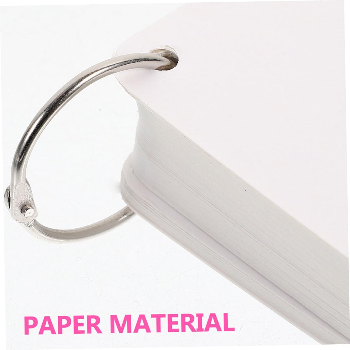 Leere Papierkarten 300 Blatt mit 6 Ringen für Notizen und Lernen