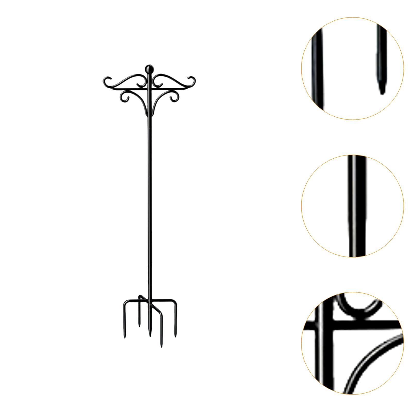 Gancio da Giardino per Piante Sospese, Decorazione, Supporto per Mangiatoia per Uccelli, Supporto per Vasi di Fiori Sospesi, Mangiatoia per Uccelli, L, Altezza 190cm