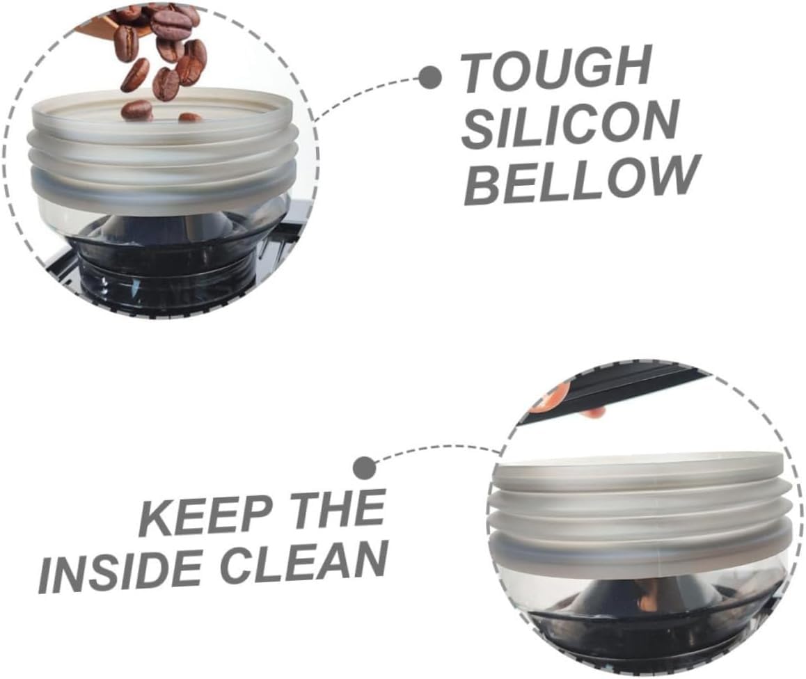 Soffietto in silicone compatibile con Breville Barista Express, smerigliatrice per fagioli Soffiatore d'aria in silicone Monodose Tramoggia a soffietto Macchina per espresso per asciugacapelli