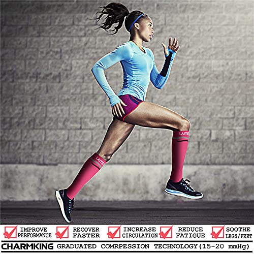 Image of Compression Socks (7 Pairs), 15-20 mmhg is BEST Graduated Athletic & Medical for Men & Women, Running, Flight, Travel, Nurses, Pregnant - Boost Performance, Blood Circulation