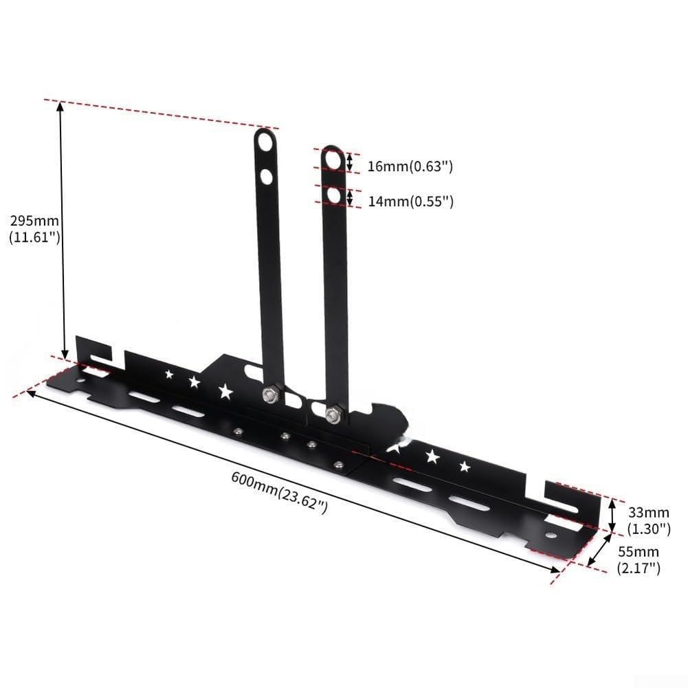Kit di strumenti per allineamento a quattro ruote per manutenzione auto e camion con regolatore di livellamento pneumatici di precisione in colore nero