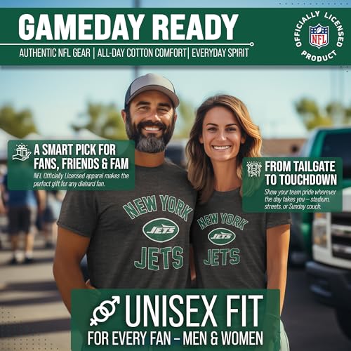 Image of NFL Gameday Cotton Blend T-Shirt for Men and Women - Licensed