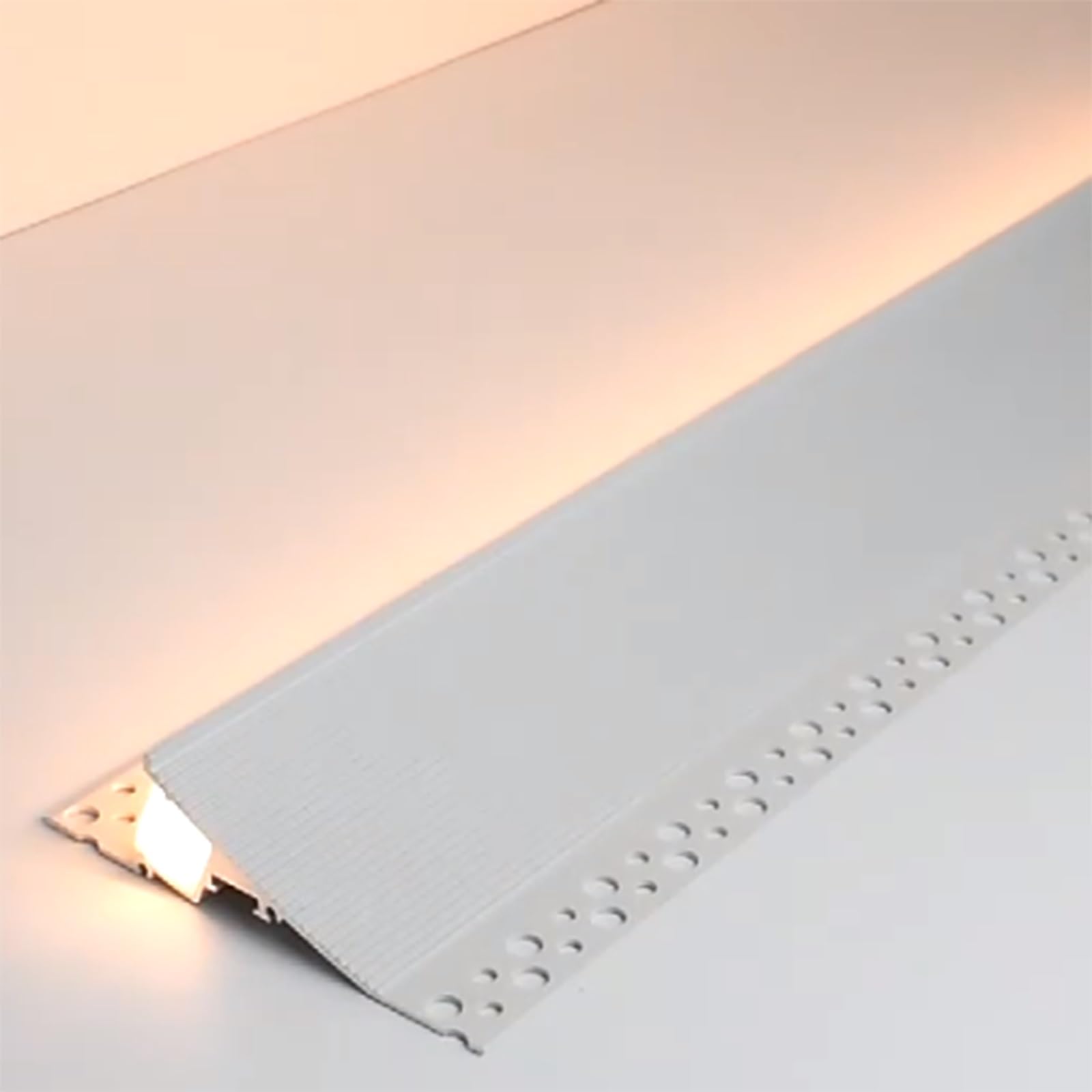 Moldura de techo de fácil instalación con perfil de aluminio para iluminación LED