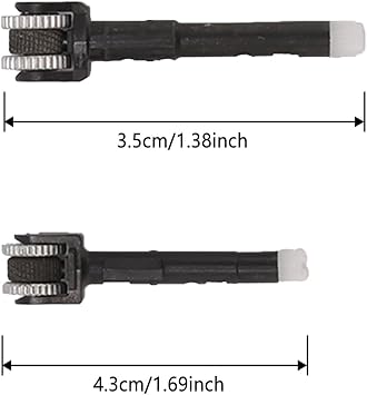 5 Pack Flint Wheel Replacement Barrel Friction Spark Striker Mechanism Rod Stem Striking Lighting Parts,Easy-to-Install for Clipper Lighters (Large Size)