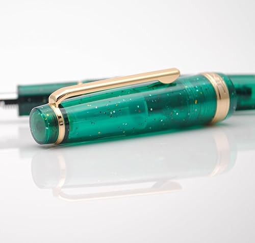 Vista 16 de JINHAO 82 Pluma Estilográfica (Rosa Transparente Rojo, Punta Fina 0.020 in)