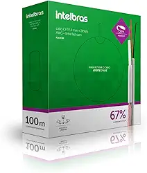 Cabo Coaxial CFTV FC67CBR Branco Intelbras