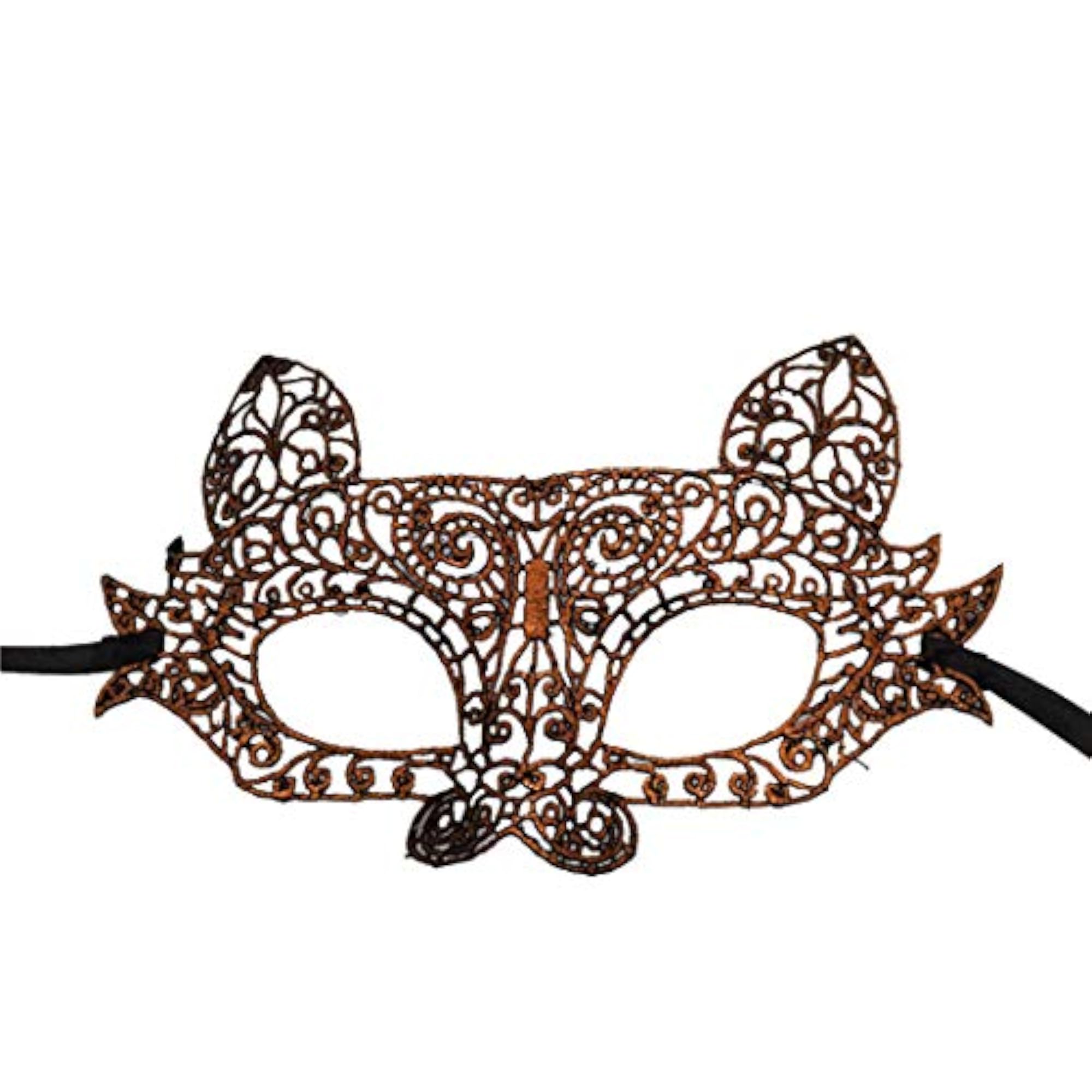 Creative Adjustable Cat Face Lace Mask for Costumes