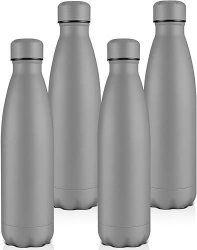 Miniatura 7 de Volhoply Botellas de agua aisladas de 25 onzas, paquete de 1/2/4, termo de acero inoxidable de doble pared que mantiene el frío y el calor, botella