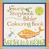 Jesus Storybook Bible Colouring Book, Anglicised Edition 0310634237 Book Cover