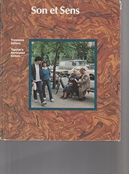 Hardcover Teacher's Annotated Edition. Son et Sens. Troisieme Edition. Valdman/LaVergne/MacMillin/Gahala. 1984 Edition Book
