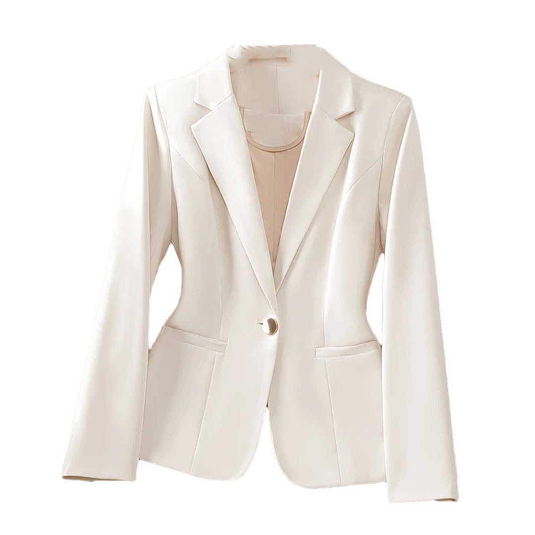 Womens EN8 Blazer High End Professional Slim Jacket Office Lady Work Coat Tops