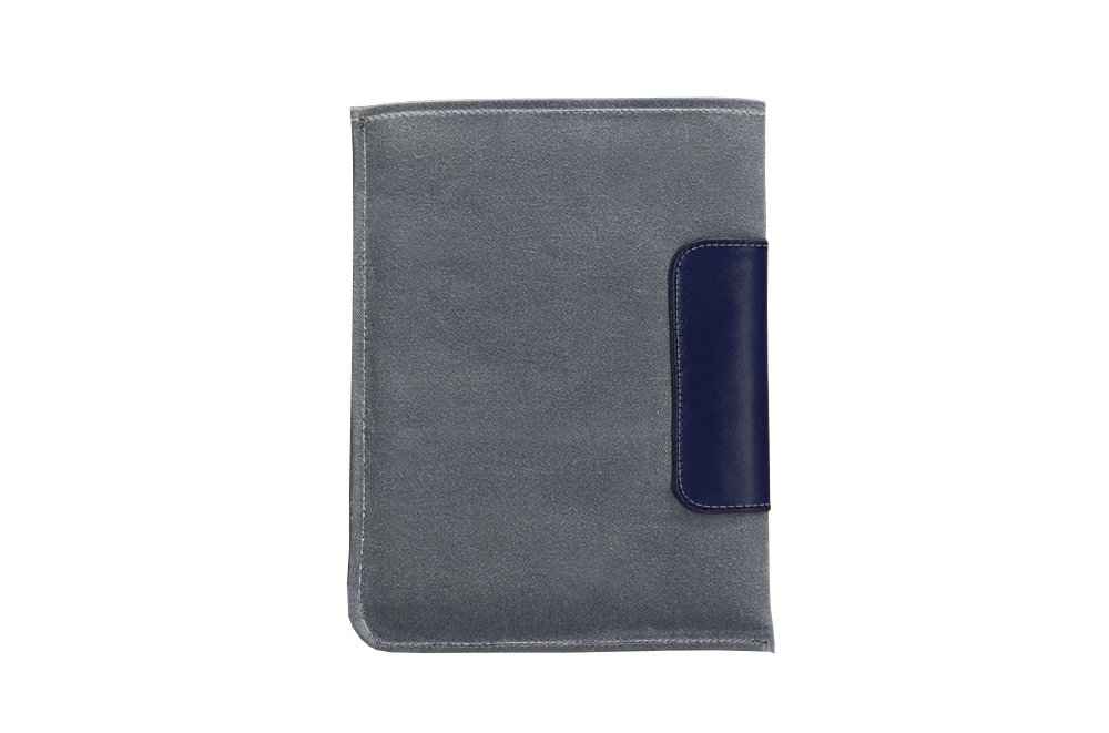 DODO Case for Navy Canvas/Leather Sleeve for iPad 2/3 with Snap (DD021002)
