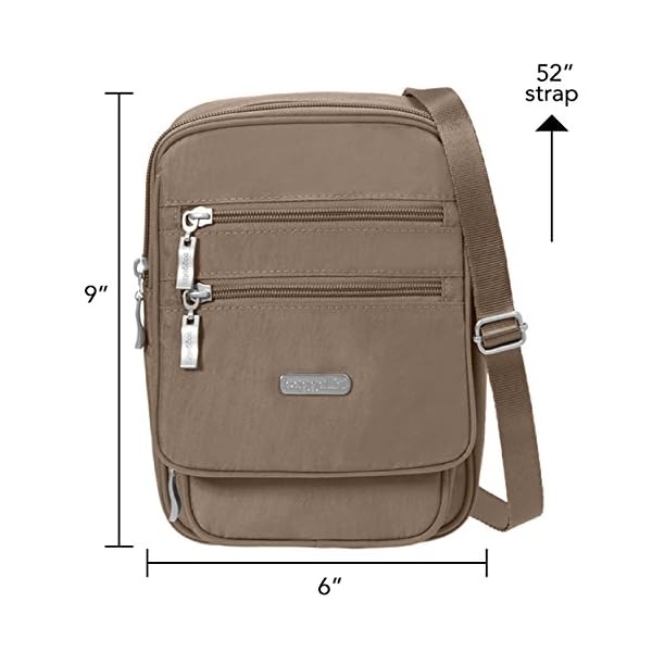 Baggallini Women's Rfid Journey Crossbody, Portobello