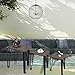 Coffee Table Set of 3 End Side Table Night Stand Table Nesting Corner Table Stacking Telephone Tea Table Brown Modern Leisure Wood Table With Metal Tube For Living Room Waiting Room Balcony and Office