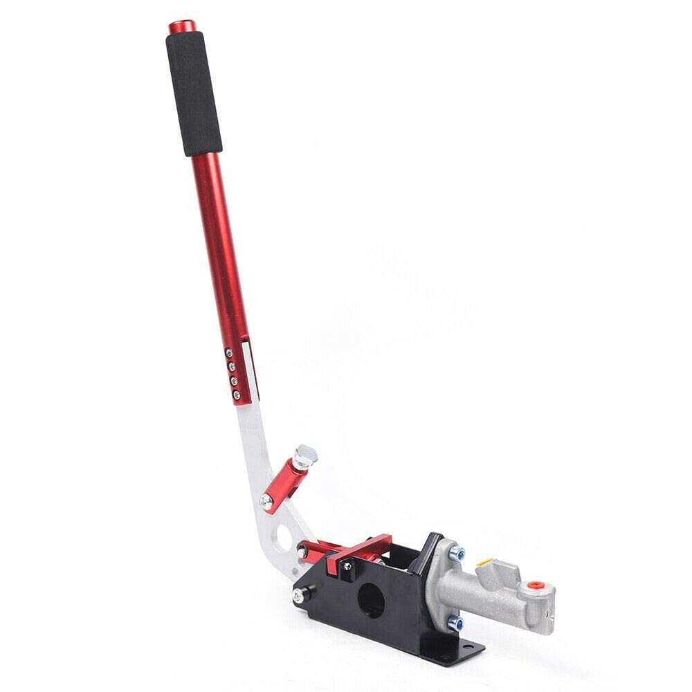 Freno de mano universal hidráulico Fly Off Freno de mano Drift Handbrake empuñaduras (rojo)