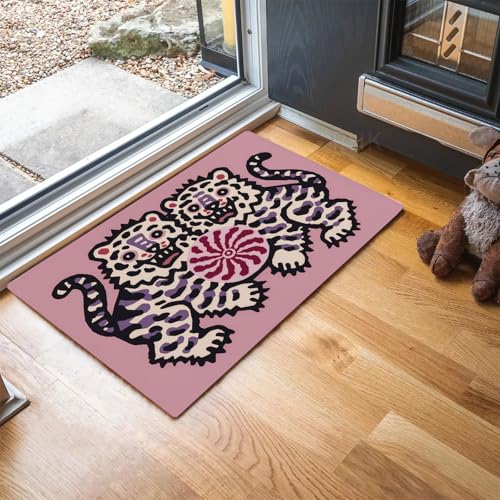 Paillasson moelleux en microfibre absorbant et lavable 50x80cm - 2