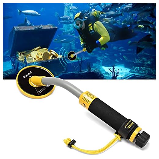 SHUOGOU 750 Underwater Metal Detector with Vibration and LCD Detection Indicator - PI Waterproof Probe Pulse Induction Technology Metal Detector Handheld Targeting Pinpointer