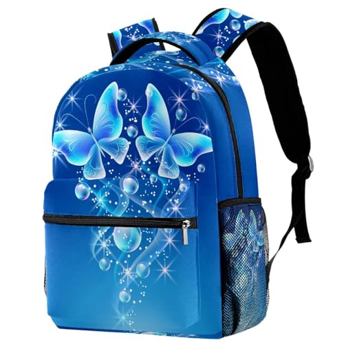 Sac de voyage décontracté pour le week-end et le collège au motif papillons