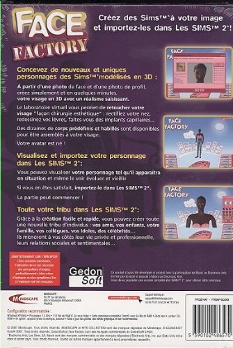 Face factory pour les SIMS 2 add-on simulation personnalisation avatar