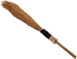 SEWACC Halloween Witches Broom Realistic Wizard Flying Broomstick Wizard Broom Decor Witch Broom Decoration Props