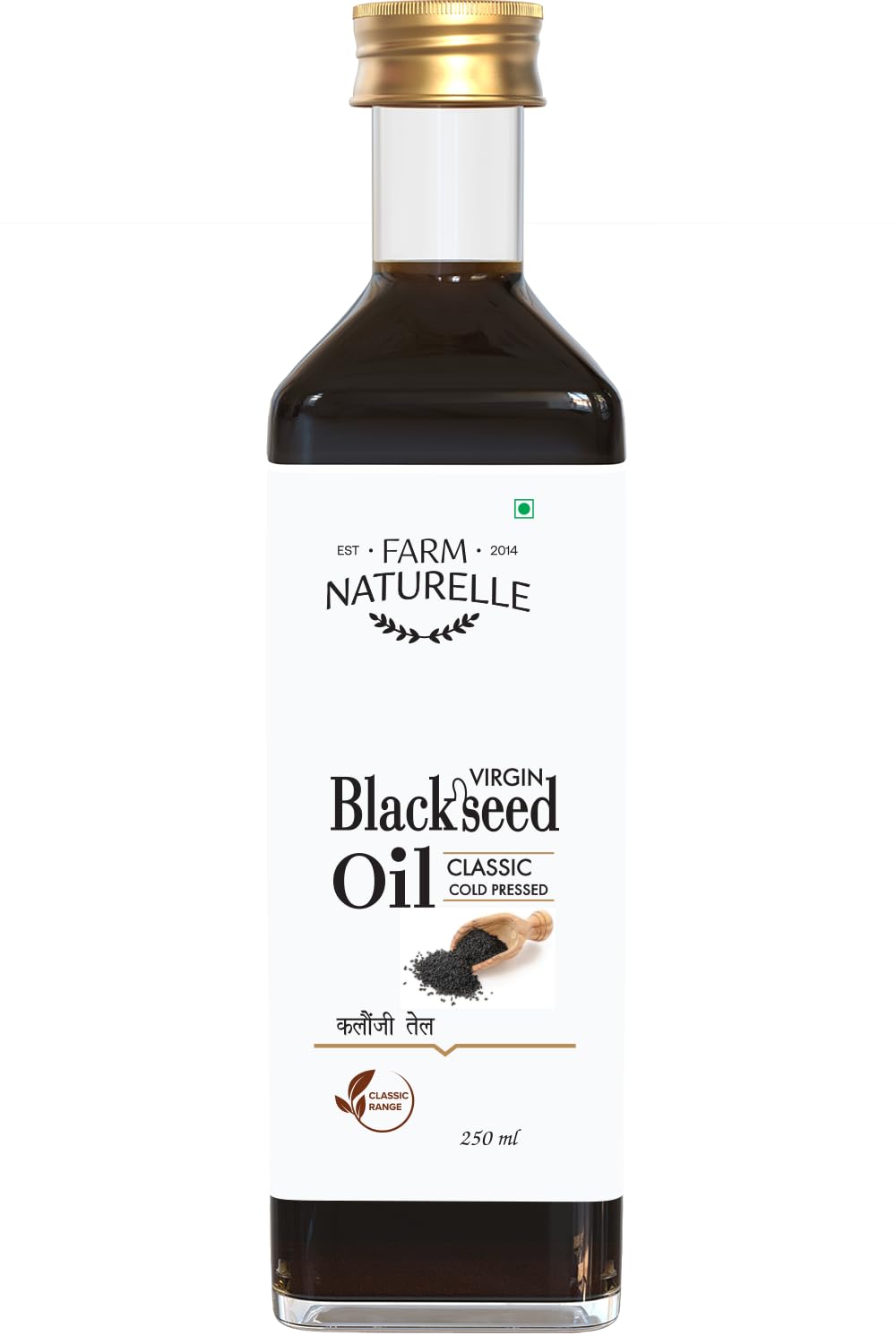 100% Pure, Natural, Organic Black Seed Oil-(Hindi-Kalongi Oil) 250 Ml