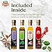 BASSO 1904 - Infused Extra Virgin Olive Oil Gift Box Set, First Cold Pressed, Variety Pack, 4 bottles x 8.5 fl.oz (250ml), Naturally Infused for Dipping & Tasting