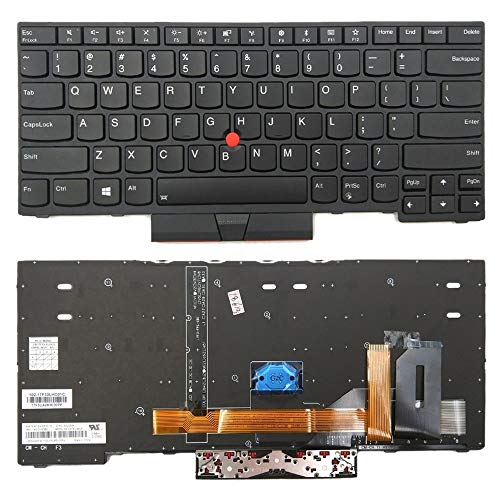 Clavier américain de rechange Lenovo T480s rétroéclairé résout touches usées