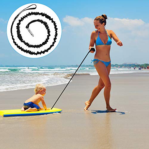 image for Sumind 4 Pieces Kayak Paddle Leash Kayak Rod Leash Paddle Lanyard Stre