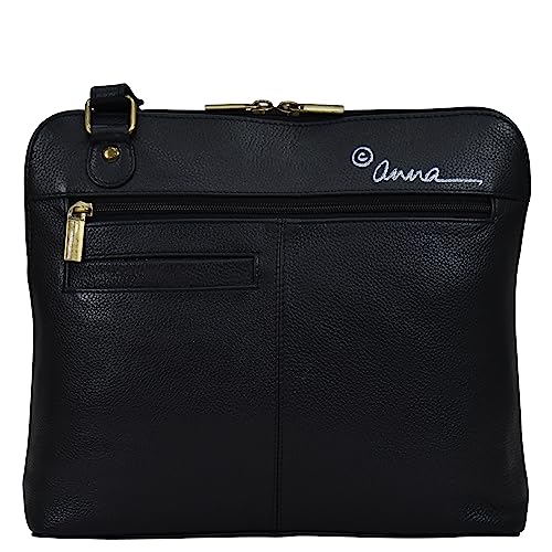 Anna by Anuschka Handpainted Leather Women's Zip Around Organizer Cross Body2