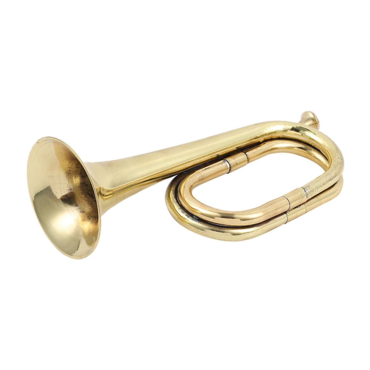 TOYANDONA Tromba Bugle per Principianti in Lega di Rame, Strumento Musicale Leggero e Facile da Suonare, per Orchestra Scolastica e Giovani Musicisti