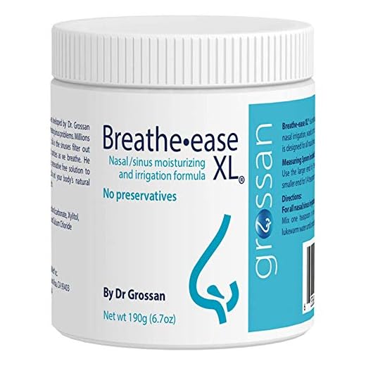 Grossan Breathe-easeXL Nasal/Sinus Irrigation Salt Jar