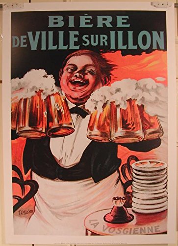 Affiche d'art Bière de Ville sur Illon grand format papier épais