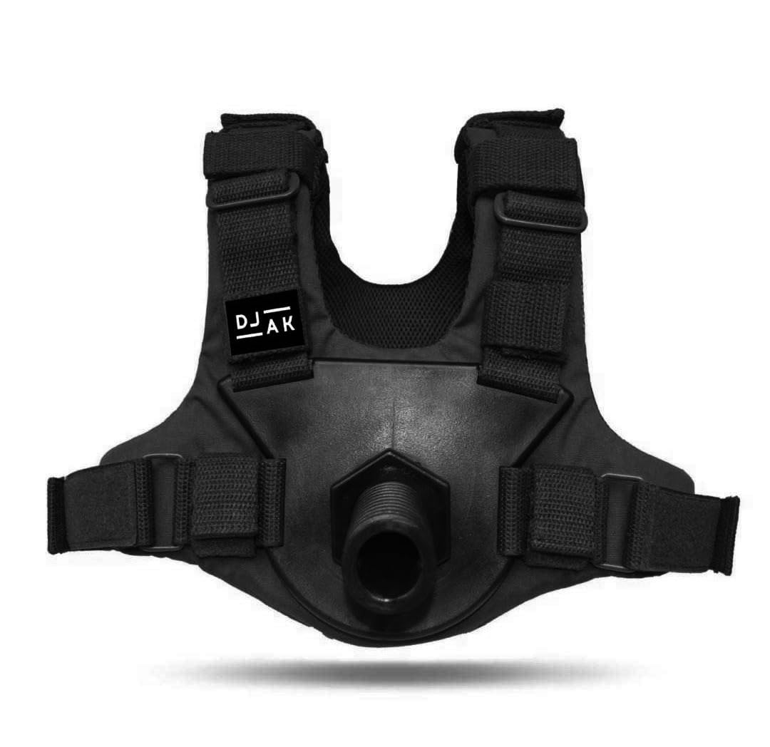 DJAK - Chaleco de pesas para Calisthenics, CrossFit y Running – Adecuado para Discos de Peso Olímpicos, capacidad de carga ajustable de hasta 80 kg – Chaleco de entrenamiento de fuerza