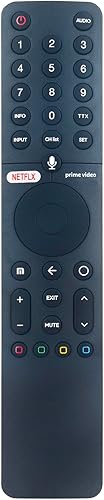 Allimity XMRM-19 Replacement Voice Remote Replacement for Xiaomi Mi P1Q1 TV L55M