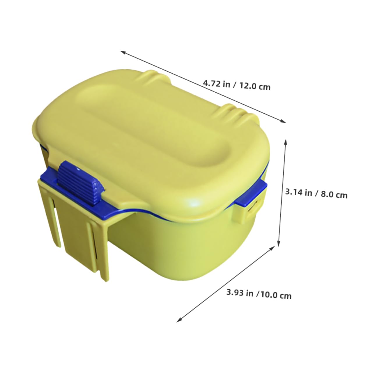 Toddmomy Portable Fishing Bait Storage Box Dual Layer Worm Holder with Easy for Quick Retrieval for Organized Fishing Trips