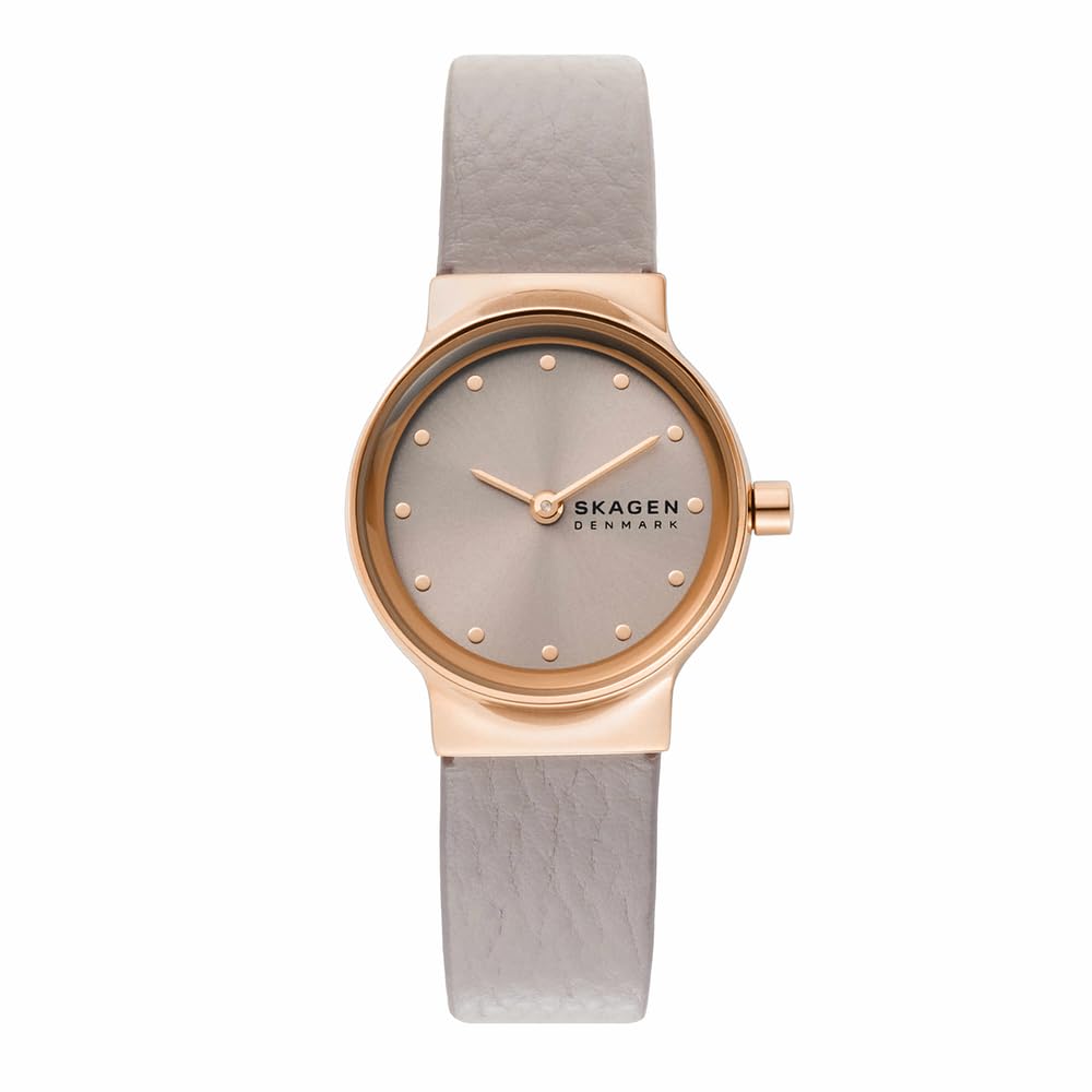 Skagen SKW3005 Women's Freja Eco Leather Strap 26mm Watch - Rose Gold (No Tag)