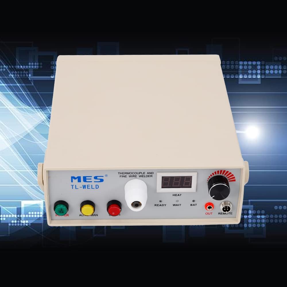 L-WELD Portable High Frequency Thermocouple Welder Machine AC Welding, Manual Control, Foot Drive, Metal Magnetic Welding Precision Microelectronics 0.15-0.8mm Welding Thickness Compact & Lightweight