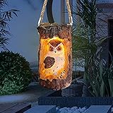【Breites Einsatzspektrum】: Die exquisite Eulen-Gartenlampe kann an der Veranda, am Baum, an der Pergola oder auf der Tischplatte oder dem Sims aufgehängt werden. Es ist die perfekte Dekoration für Ihren Garten, Ihre Terrasse, Ihren Innenhof, Ihren Weg, Ihren Rasen, Ihren Balkon usw. Es ist auch ein ideales Geschenk für Freunde und Familie. Wenn Sie Fragen zum Produkt haben, wenden Sie sich bitte an uns. Wir werden das Problem rechtzeitig für Sie lösen.