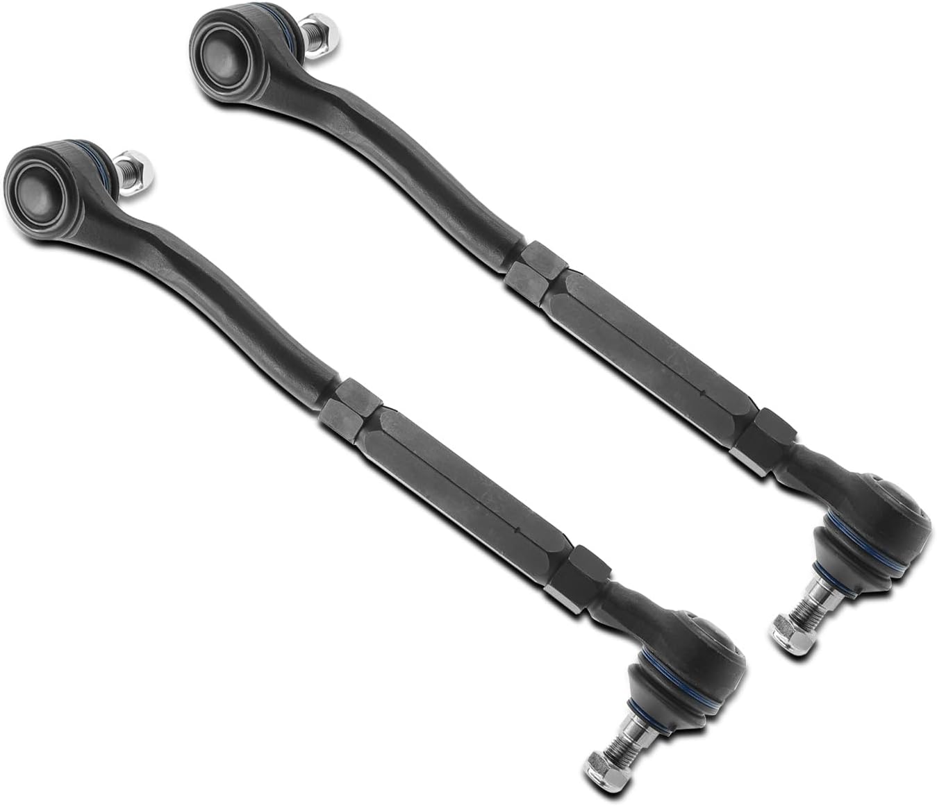 A-Premium 2 x Front Inner & Outer Tie Rod End Assembly Compatible with Mercedes-Benz S320 S350 S420 S500 S600 & CL500 CL600 & 300SD 300SE 400SE 400SEL 500SEC 500SEL 600SEC 600SEL