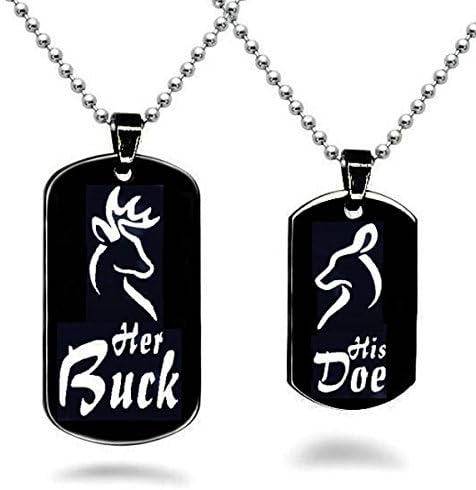 Hsumonre Elk Matching Heart Necklace 