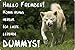 Produktbild +++ AKITA INU - Metall WARNSCHILD Schild Hundeschild Sign - AKI 03 T17