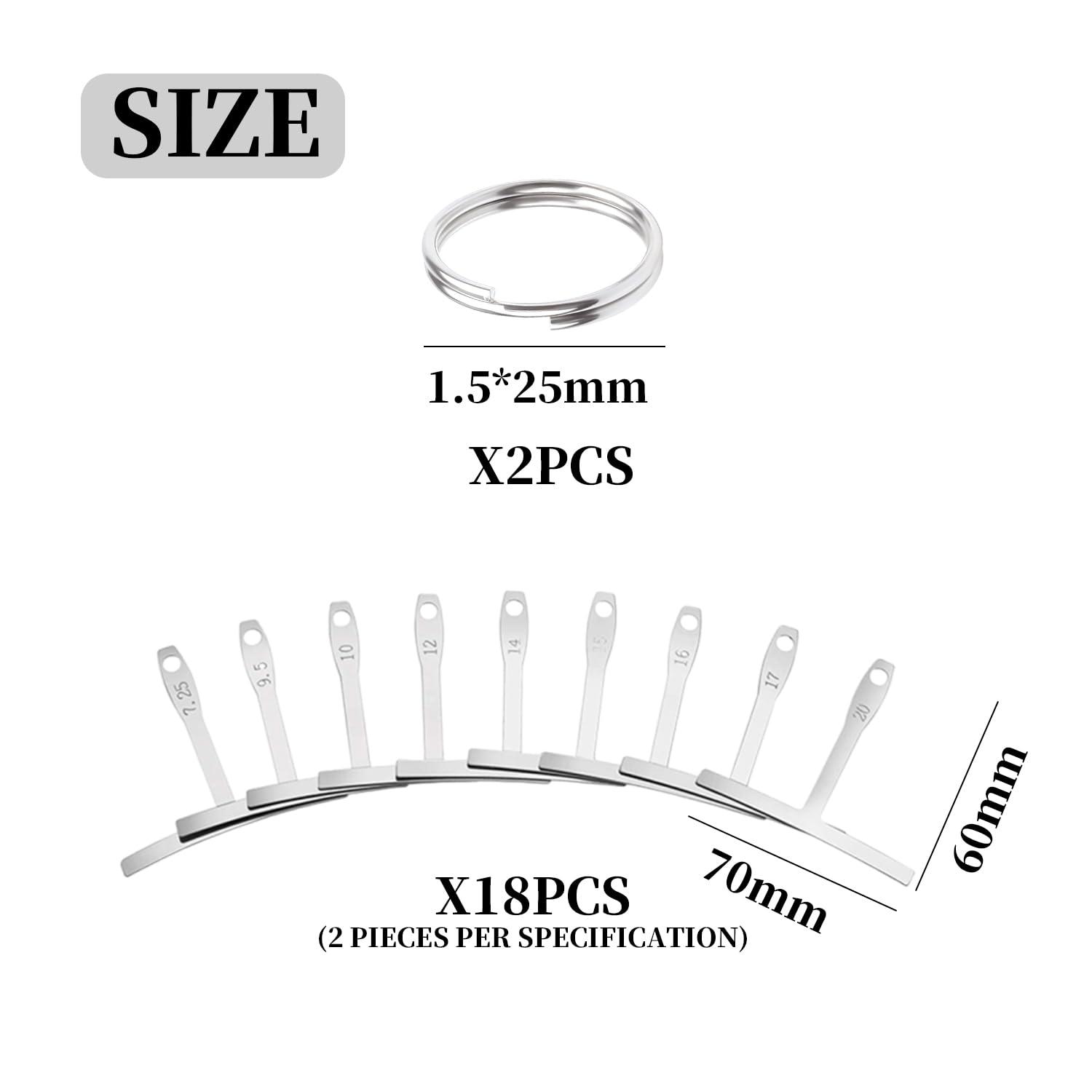 2 Set Di Righelli Per Archi E 2 Portachiavi, Misuratore Del Raggio Della Chitarra, Strumenti Per La Riparazione Della Chitarra, Accessori Per Strumenti Musicali