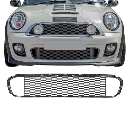 フロントバンパー下部グリル、センターカバー下部車グリルインサート交換用 MINI R55 R56 R57 R58 R59 LCI JCW 51117283331