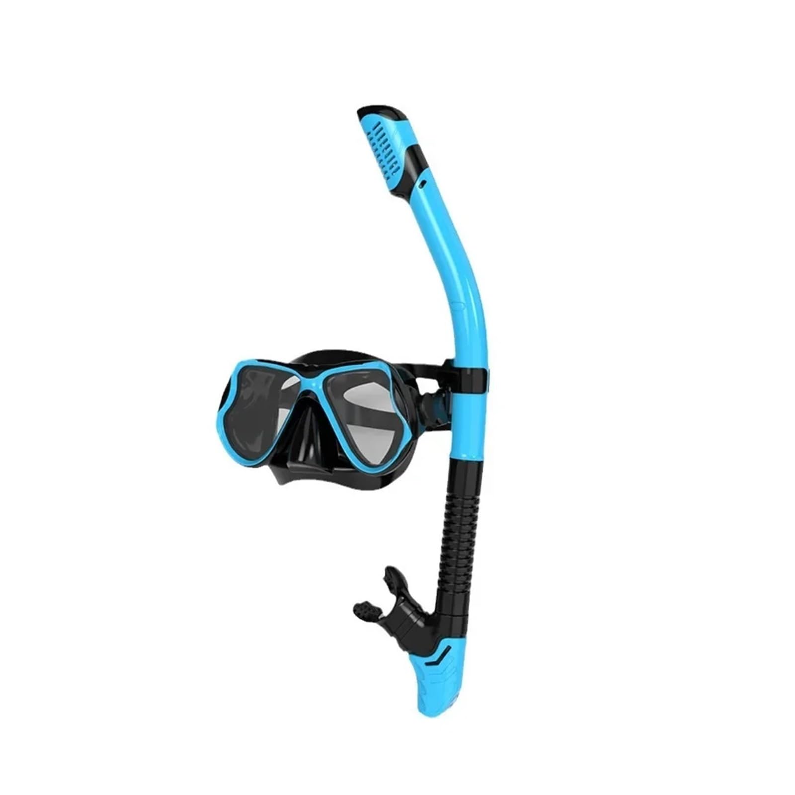 Maschera Subacquea Set di Occhiali da Sub Set Professionale per Lo Snorkeling Maschera da Sub in Silicone con Montatura Grande Snorkel Completamente Asciutto Maschera da Snorkeling(Green,L/XL)