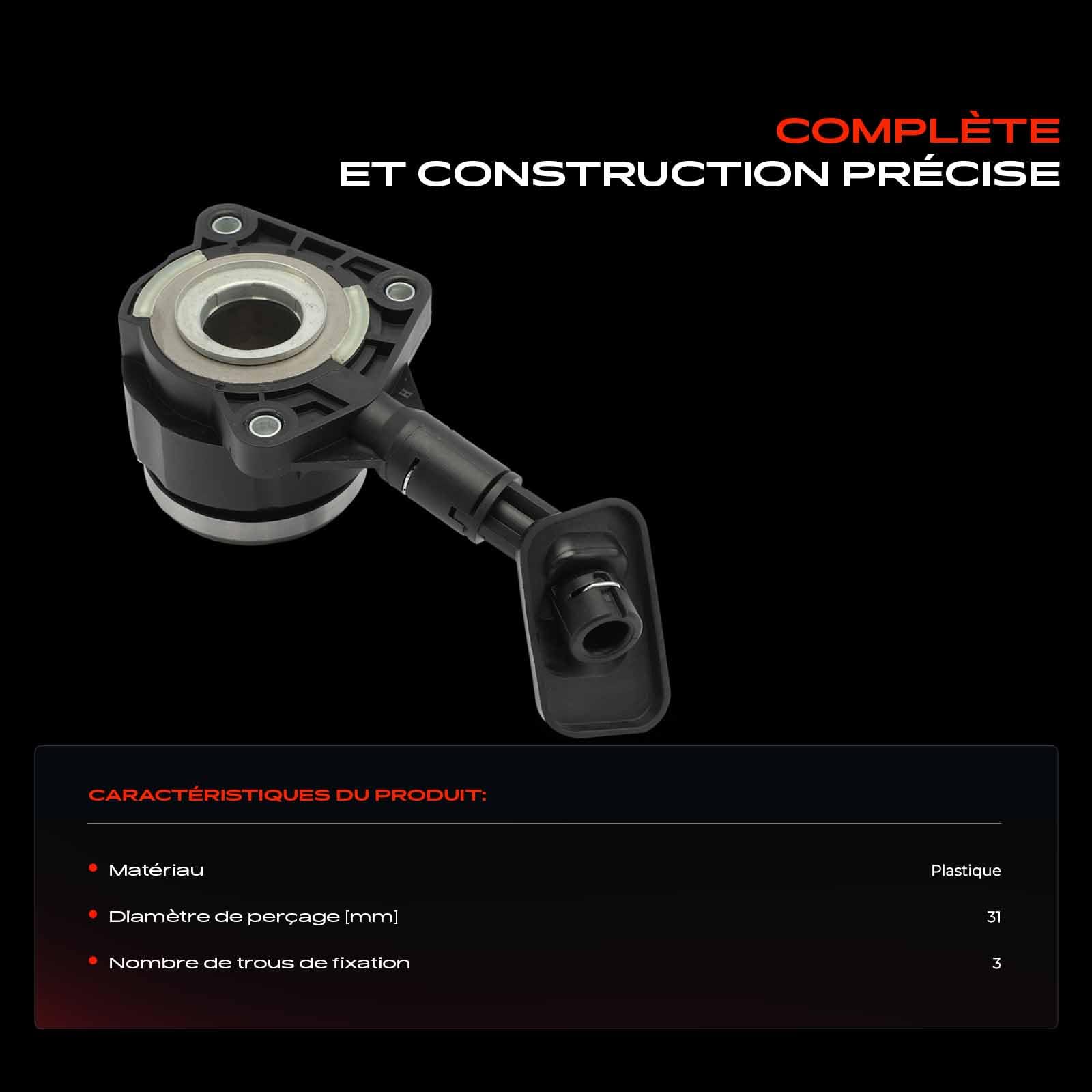 Frankberg Butée d'embrayage 1405590 | Compatible avec: Galaxy CK, Transit Connect MPV, Tournoi Focus III, S40 II 544, Fourgonnette C-Max II, S-Max WA6