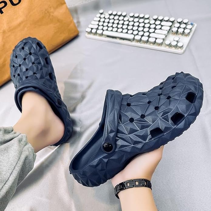 Image of Richmen Men's Eva Anti- Slipper Shoes Summer Breathable Foam Beach Runners Outdoor Sport Flip Flop Pillow Sandals