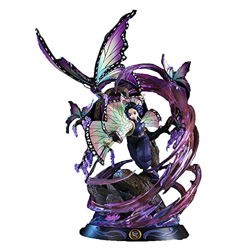 NAMFZX Demon Slayer Kochou Shinobu Anime Figure 1/6/PVC Static Statue/Character Model Doll/Birthday Cartoon Game Character/Family Animation/Collectibles/H 36 cm (14.18 inch)
