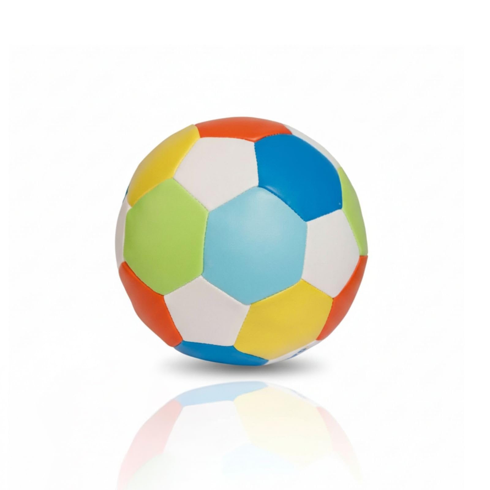 Alldoro – Set De 2 Ballons De Football Mous – 10 Cm, Multicolore Et Blanc-noir – Dès 0 Mois – Pour Bébés Et Tout-petits – Jeux D’intérieur, Extérieur, Plage – Motricité Et éveil