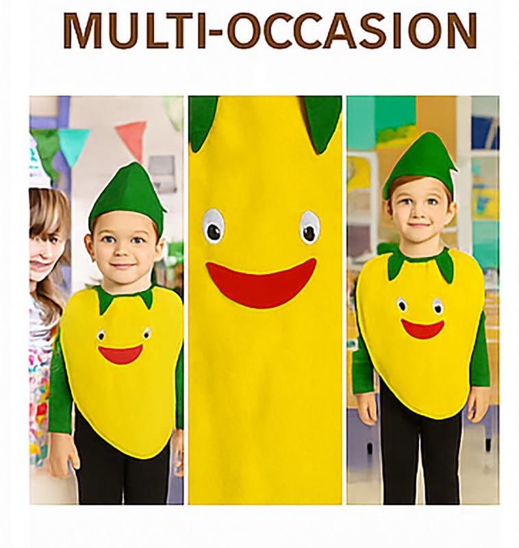Image of FancyDressWale Fruit & Vegetable Fancy Dress Costume for Kids | Free Size 2-10 Years | School Fancy Dress, Stage Shows, Theme Parties