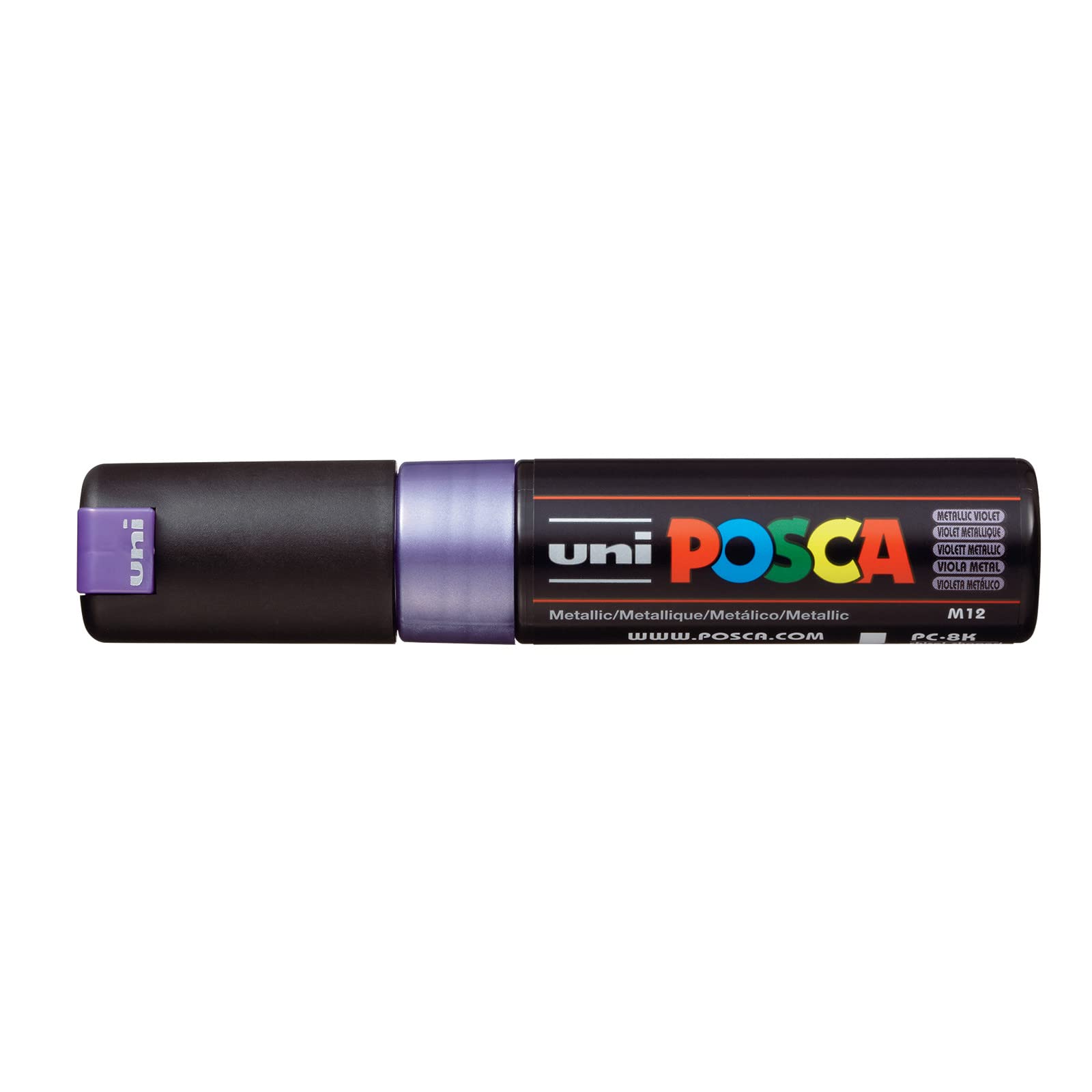 Uni-Ball Posca PC-8K Broad Chisel Tip Marker - Metallic Violet